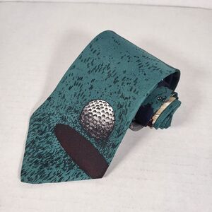 American Sports Men's Neck Tie Golfer Made‎ in USA 56x3.5